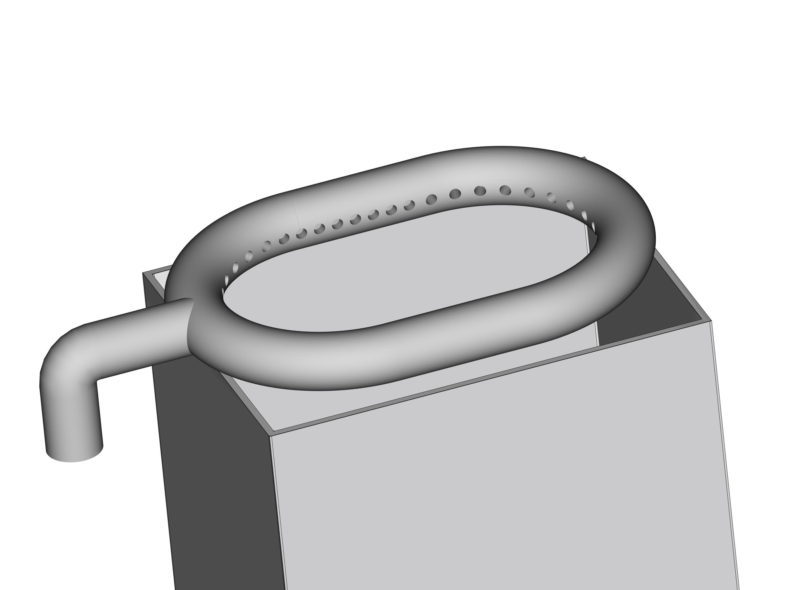 Tapa inmaterial con forma anular.