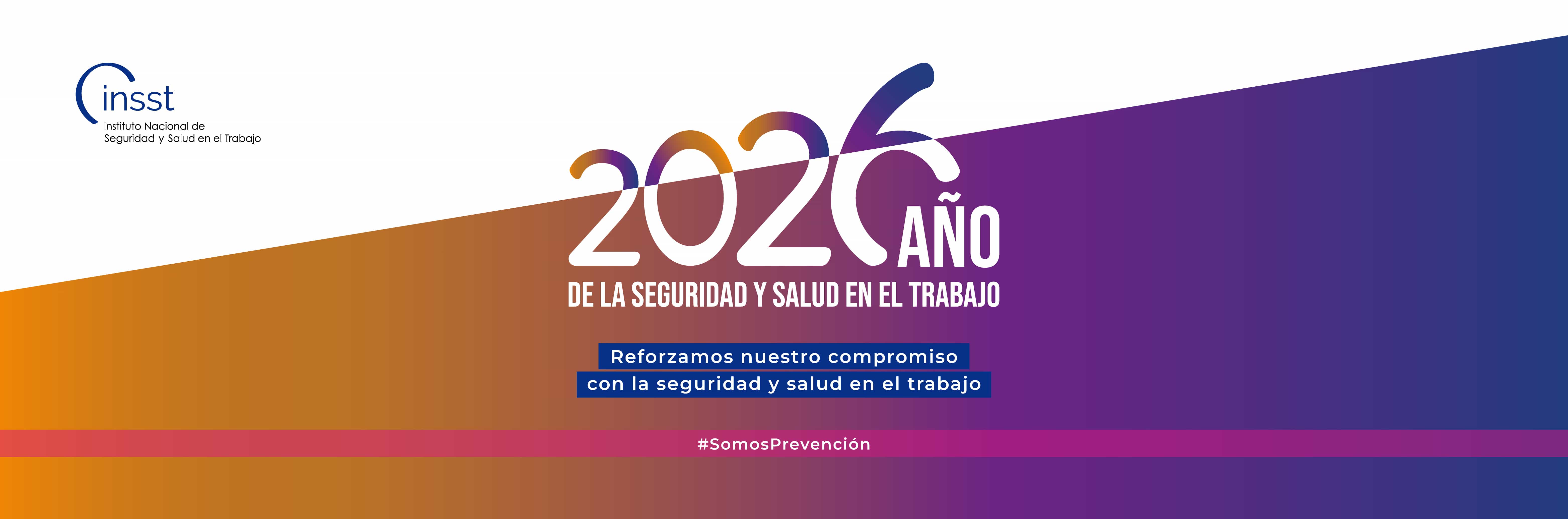 Banner del Año de la Seguridad y Salud en el Trabajo 2026.