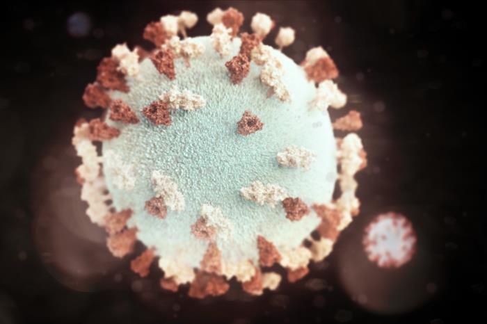 Ilustración del virus de las paperas. CDC Public Health Image Library (PHIL).