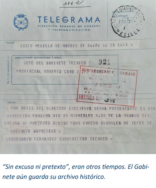 telegrama Melilla