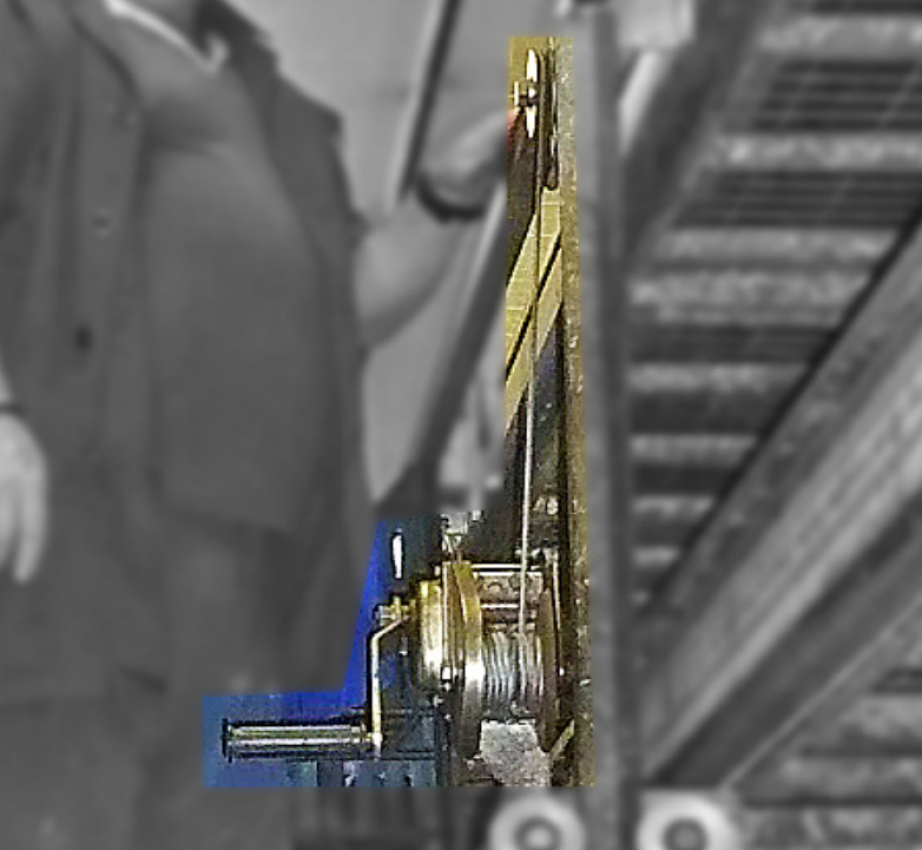 Detalle del cable y carraca