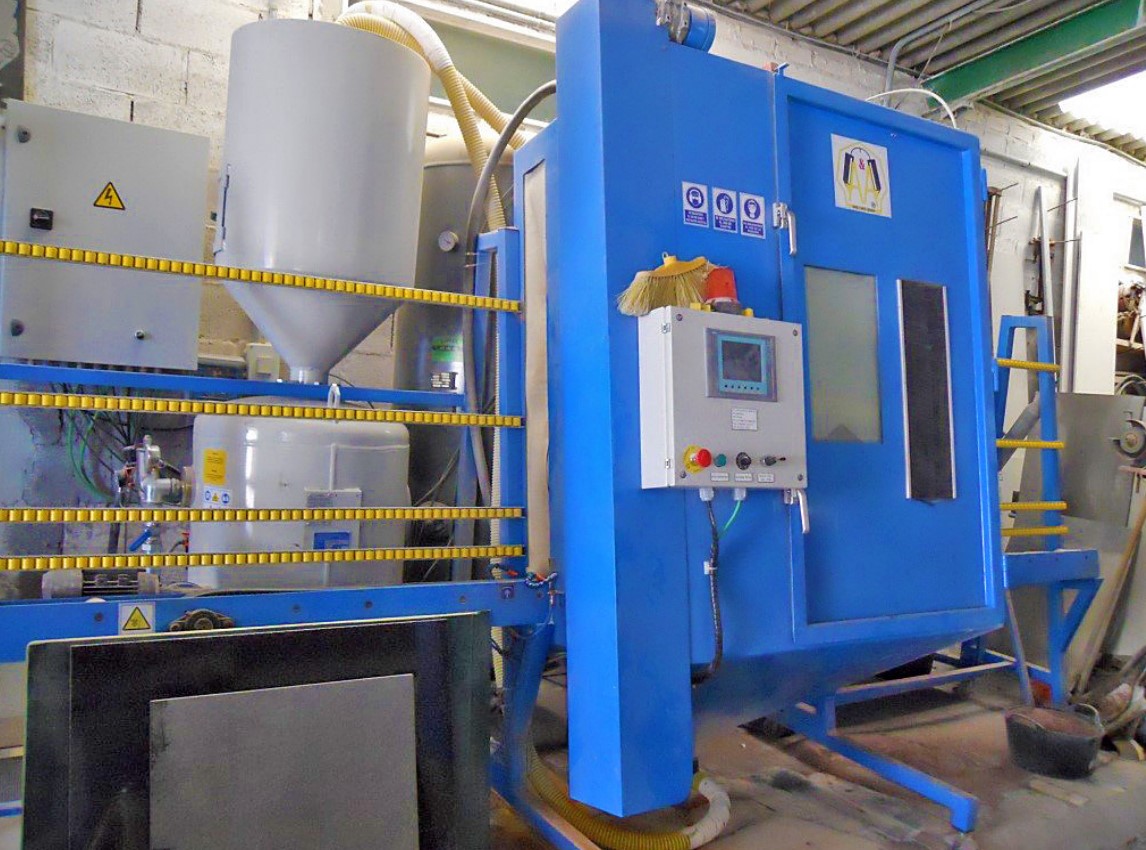 Figura 3: Canteadora portátil con aporte de agua