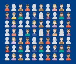 Imagen de un conjunto de personas