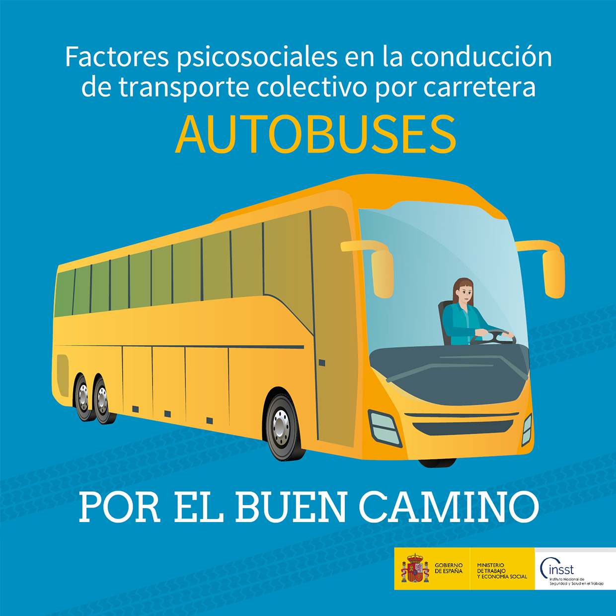 Folleto: Factores psicosociales en la conducción de transporte colectivo por carretera AUTOBUSES - Año 2022