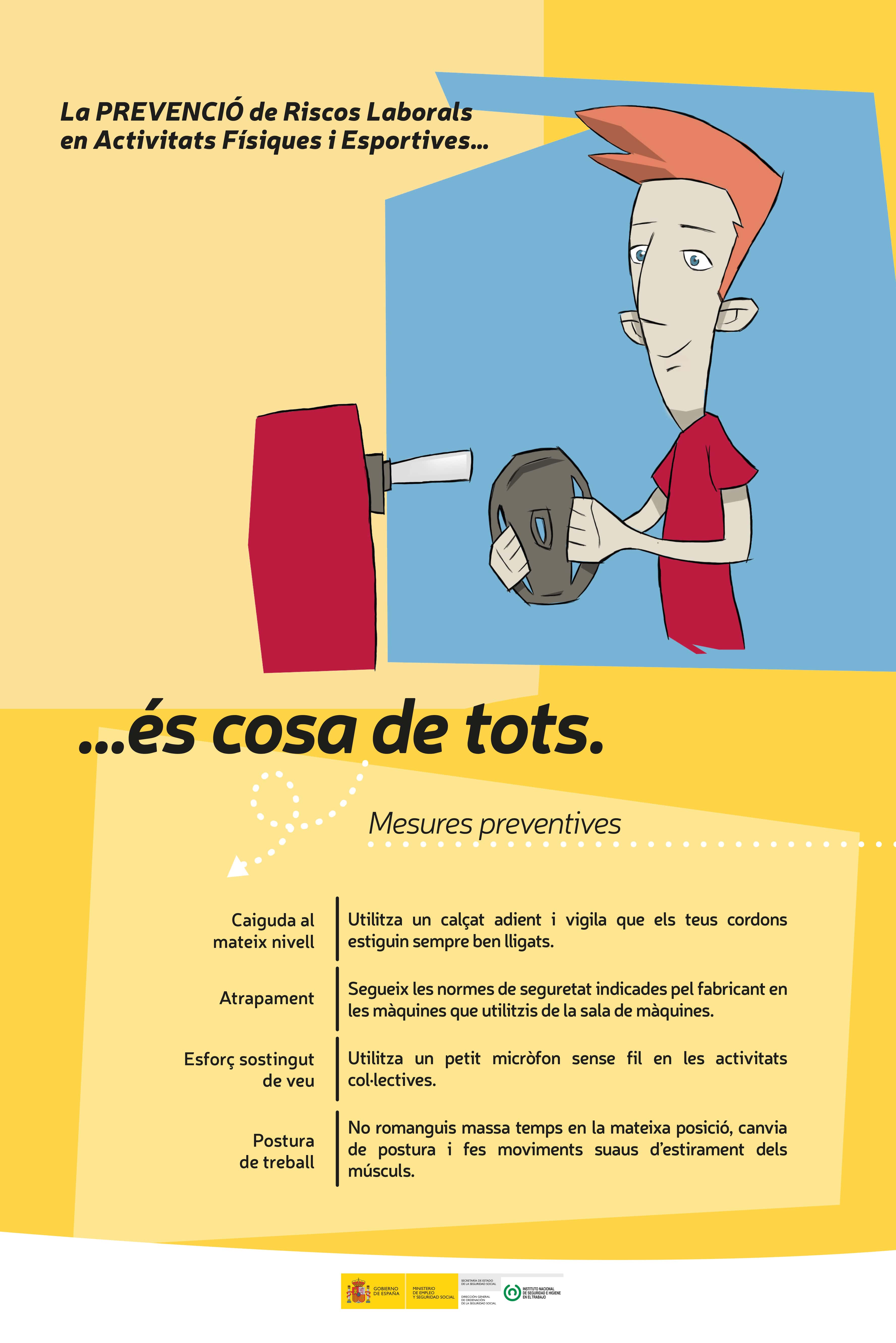 Cartell “Activitats Físiques i Esportives” (catalá)