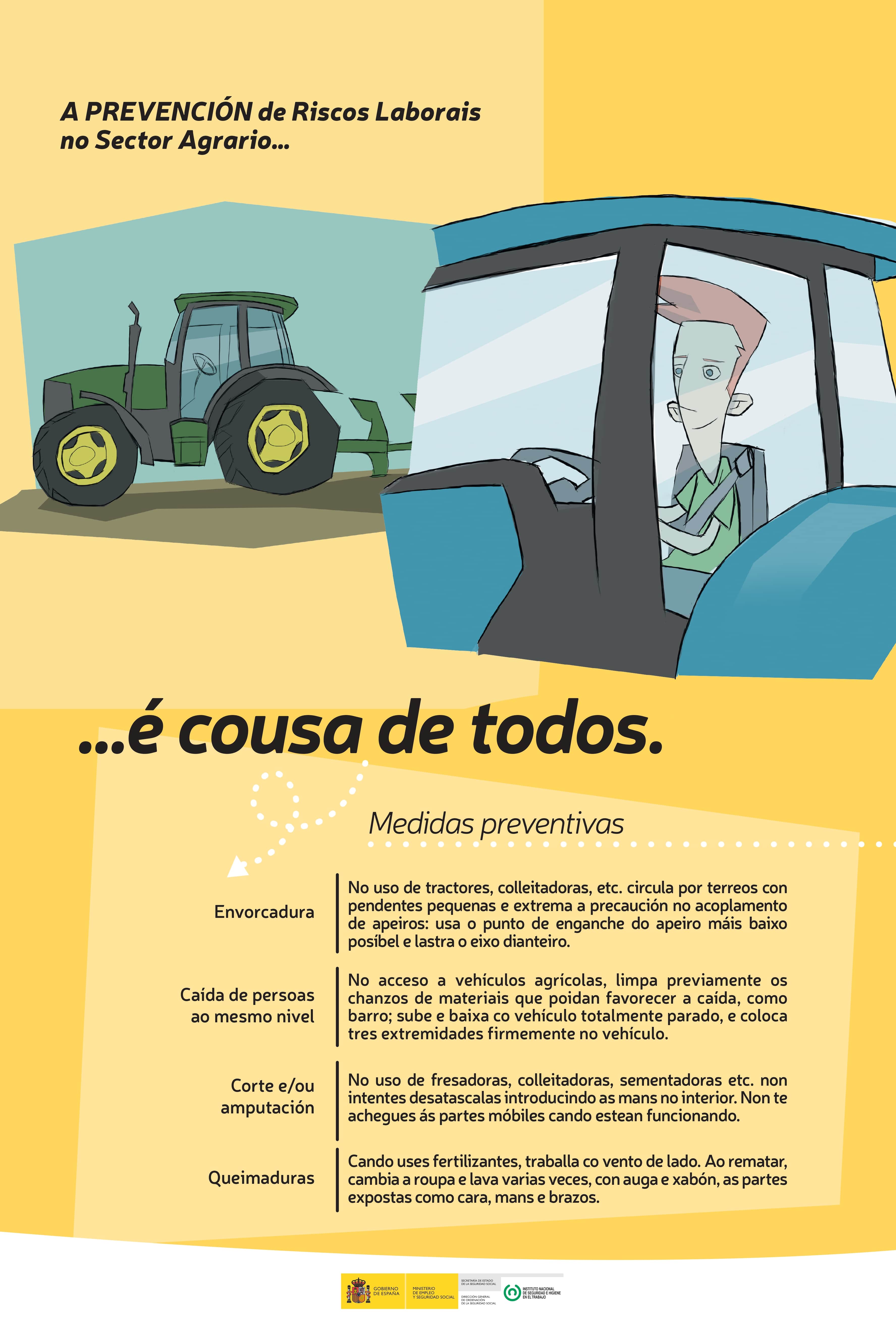 Cartel “Sector Agrario” (galego)