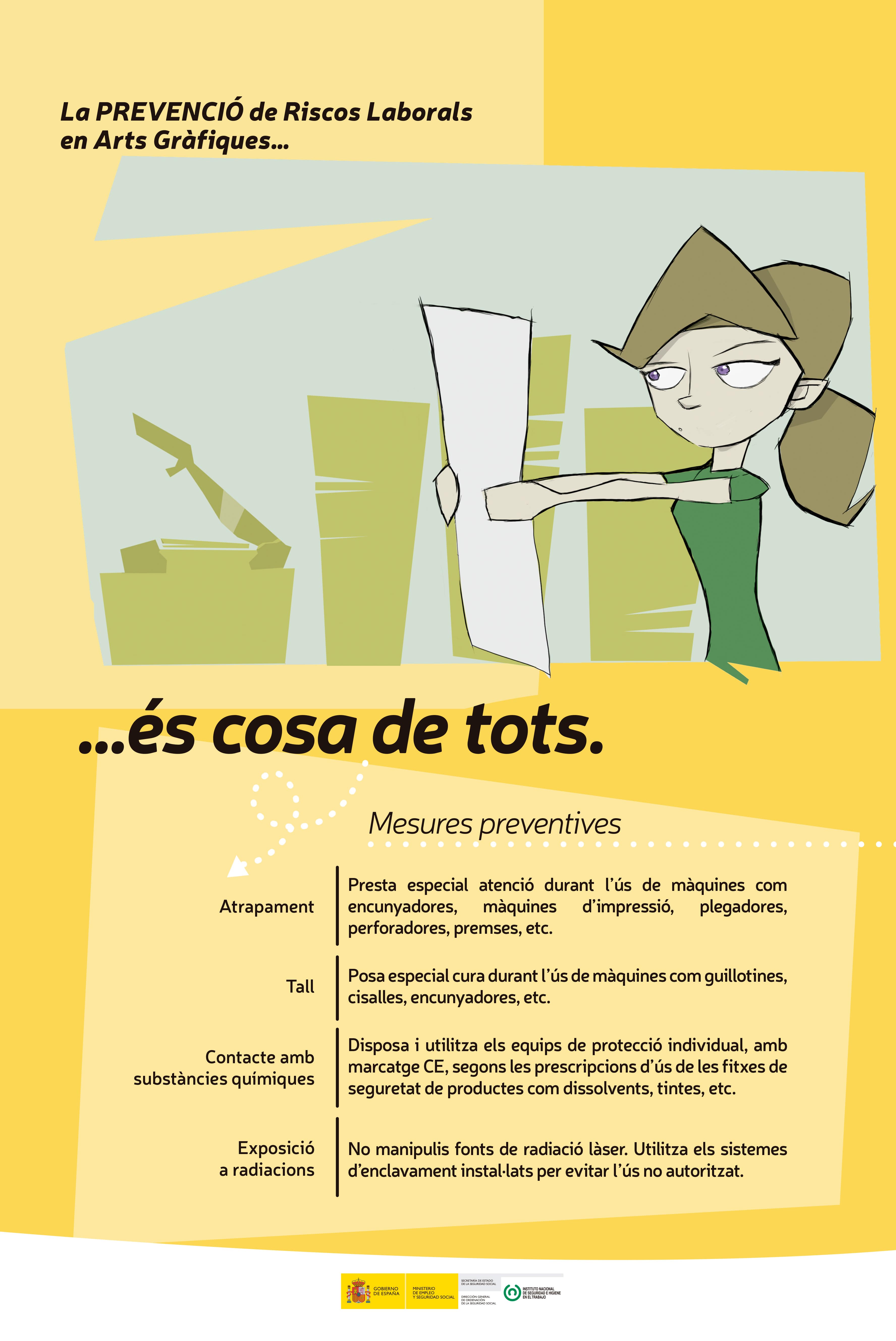 Cartell “Arts gràfiques” (catalá)