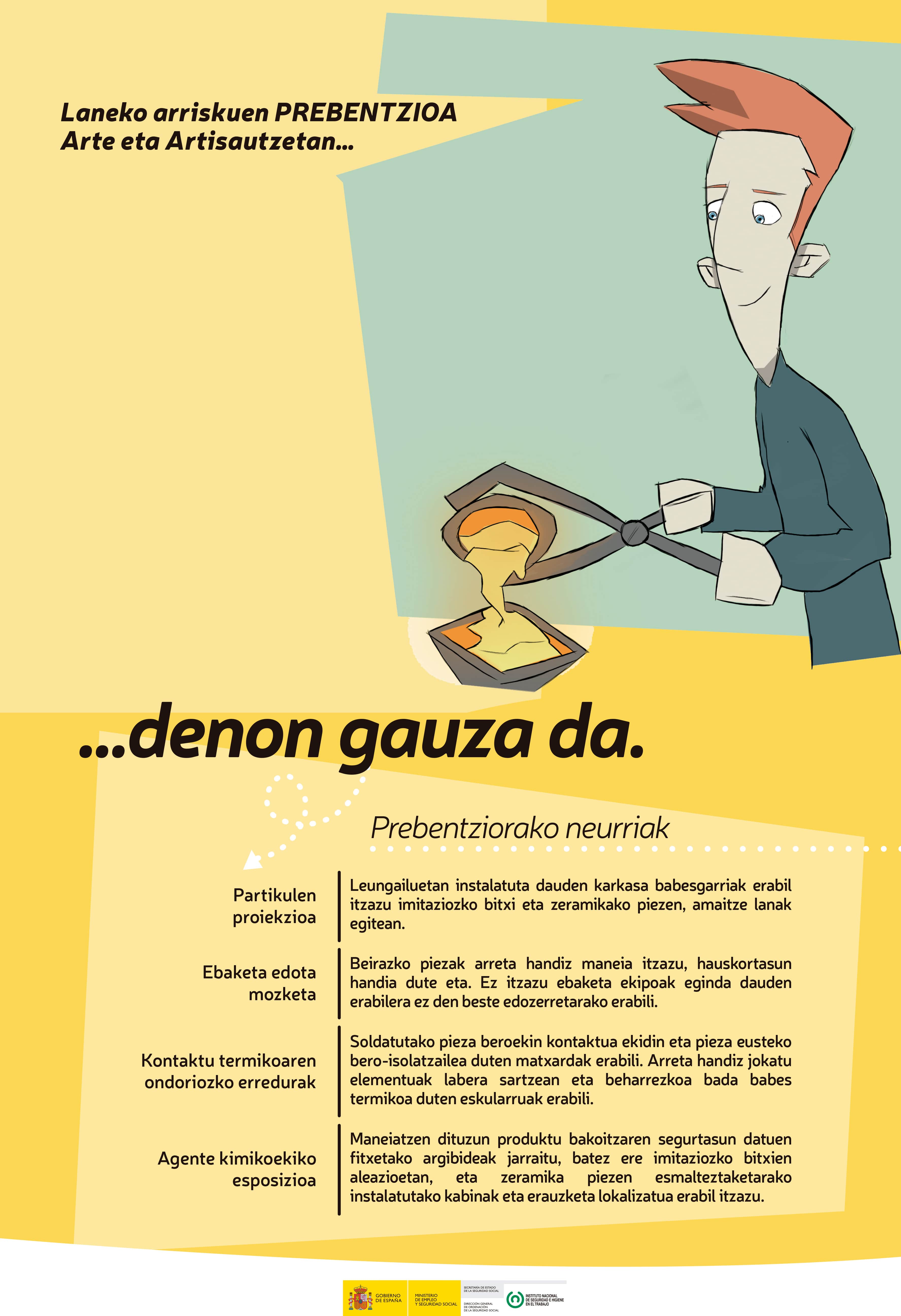 Kartela “Arte eta Artisautzetan” (euskera)