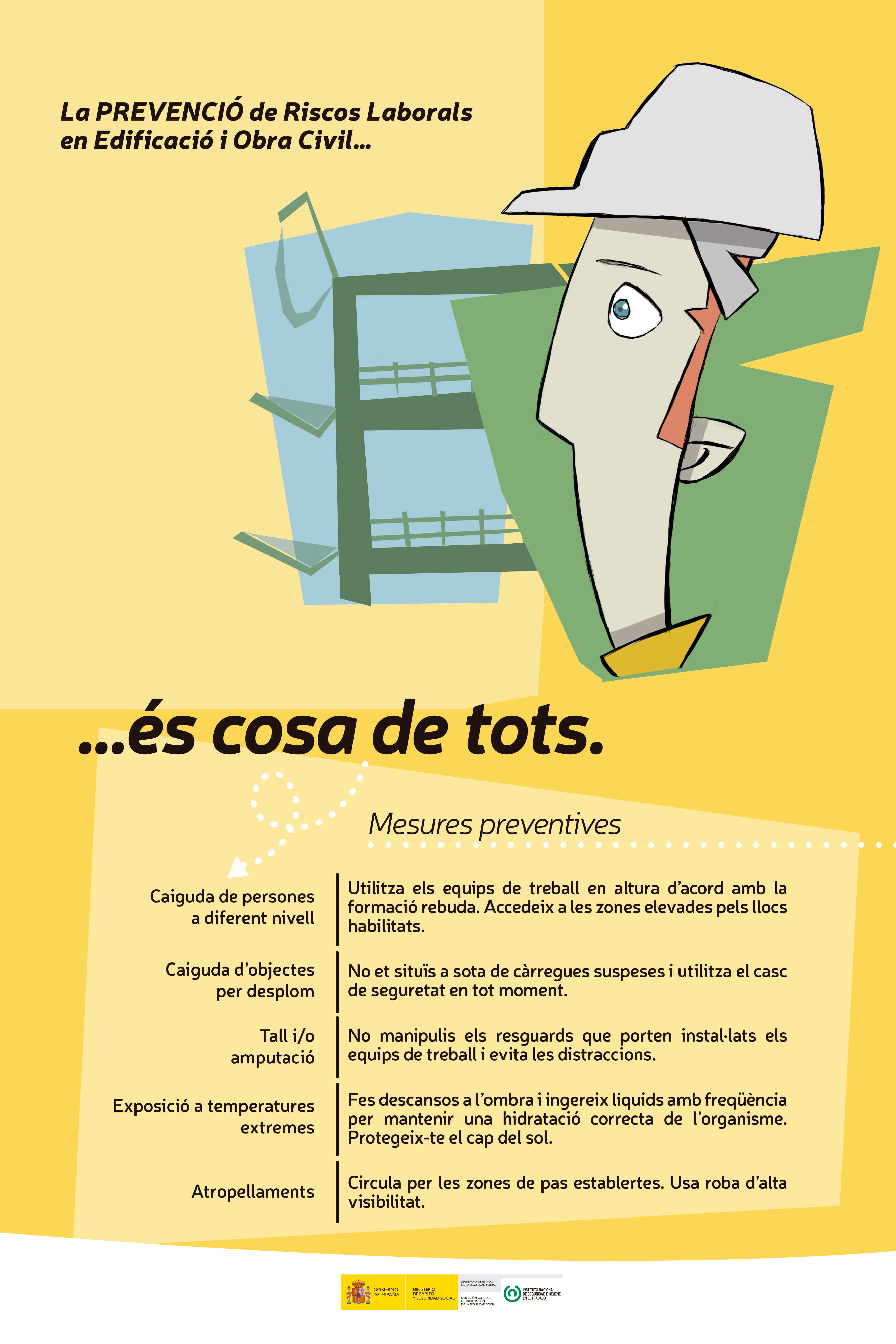 Cartell “Edificació i Obra Civil” (catalá)