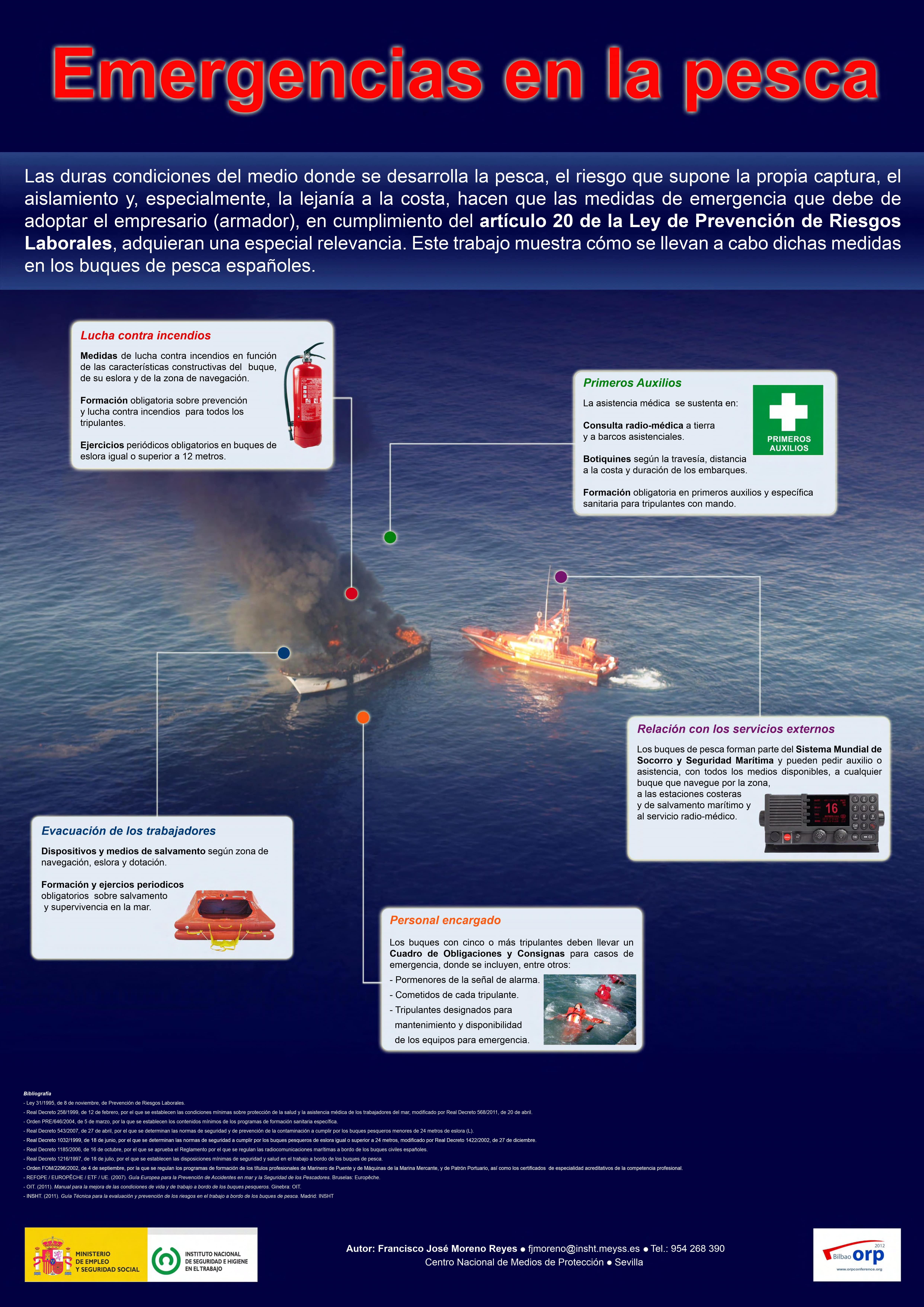 Póster Técnico: Emergencias en la pesca - Año 2012