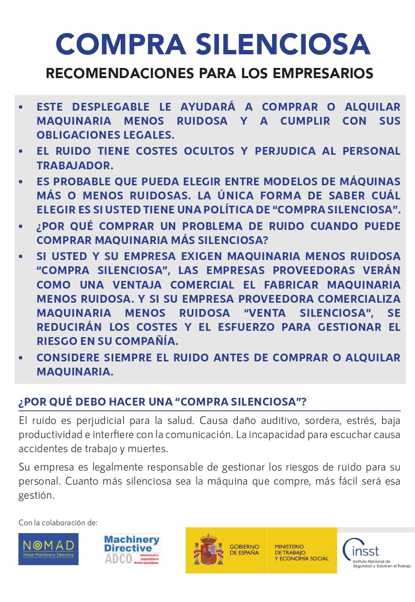 Portada Folleto Compra silenciosa: Recomendaciones para los empresarios - Año 2024