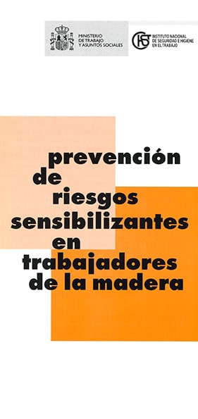 Folleto: Prevención de riesgos sensibilizantes en trabajadores de la madera - Año 2003
