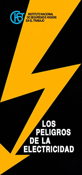 Folleto: Los peligros de la electricidad - Año 1991