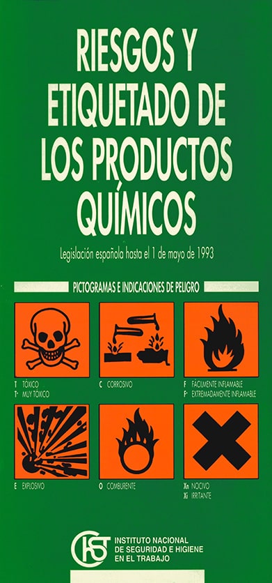 Folleto: Riesgos y etiquetado de los productos químicos - Año 1993