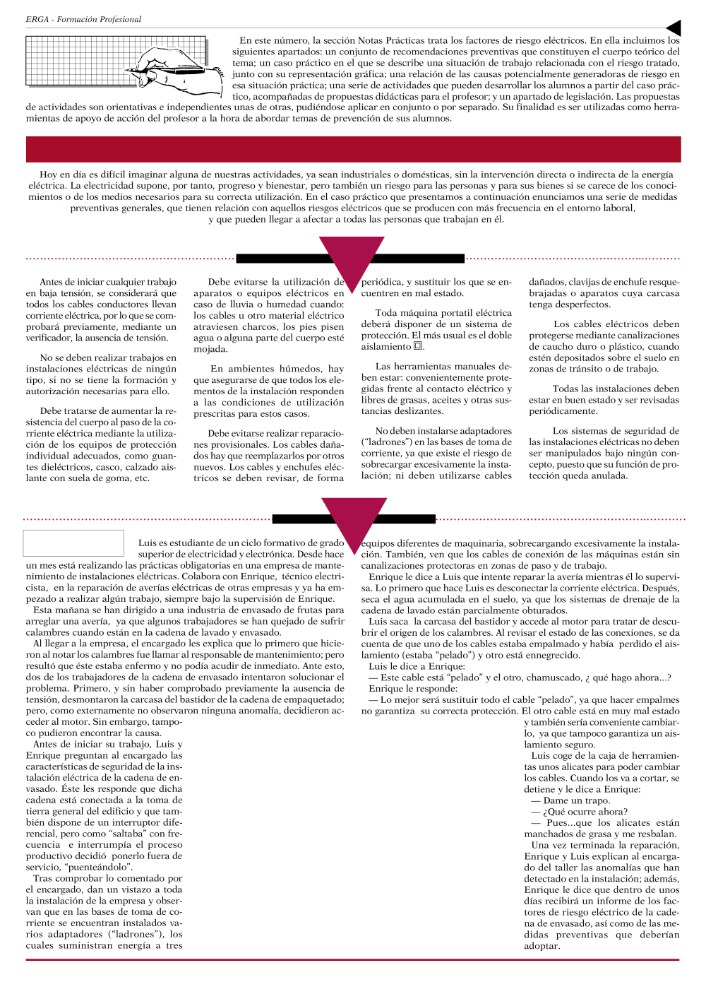 NP Erga-FP 06. Riesgos eléctricos - Año 1997