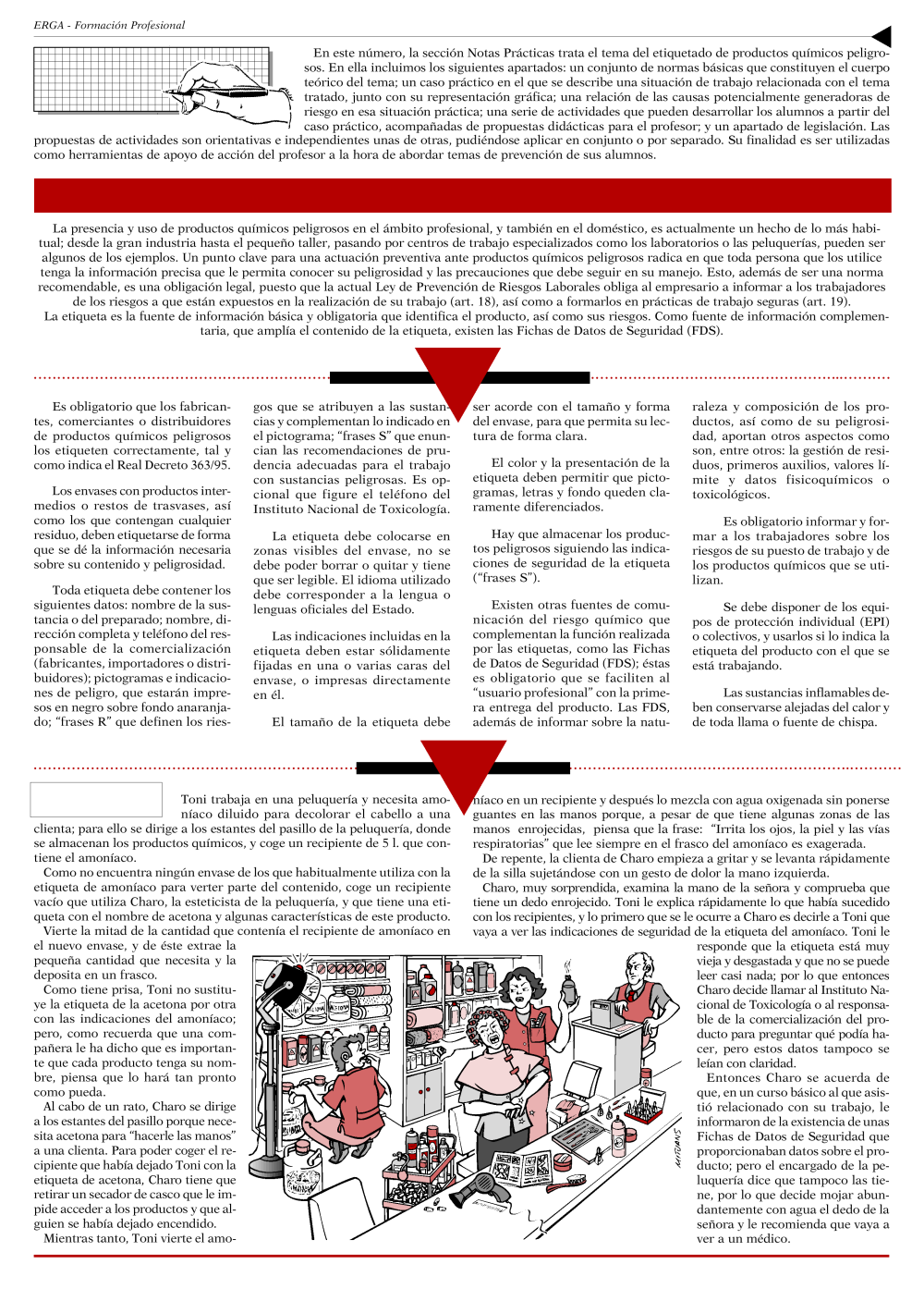 NP Erga-FP 08. Etiquetado de productos químicos peligrosos - Año 1997