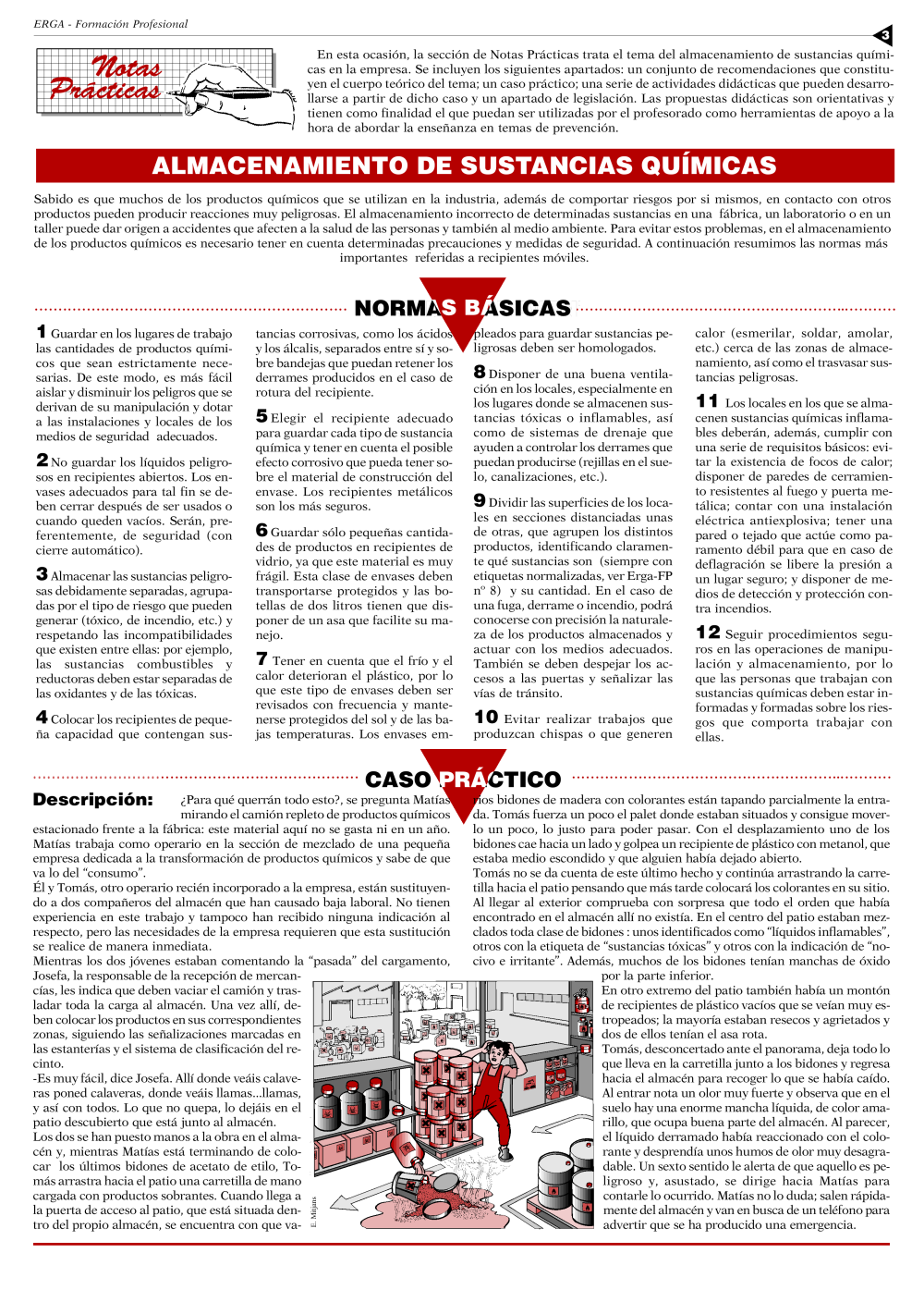 NP Erga-FP 13. Almacenamiento de sustancias químicas - Año 1998