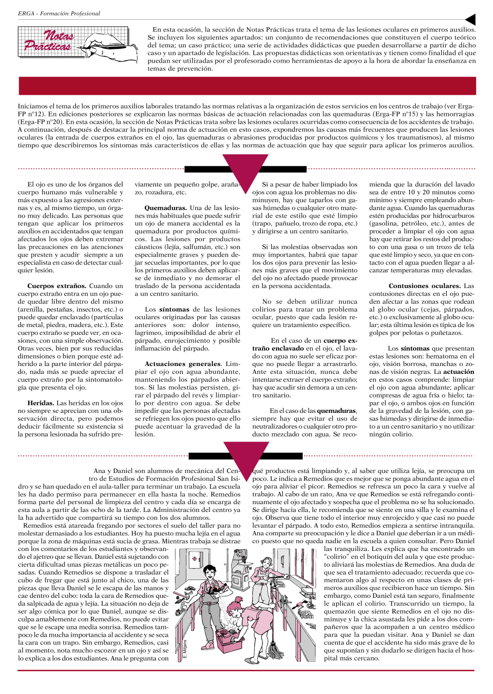 NP Erga-FP 26. Primeros auxilios Lesiones oculares - Año 2000