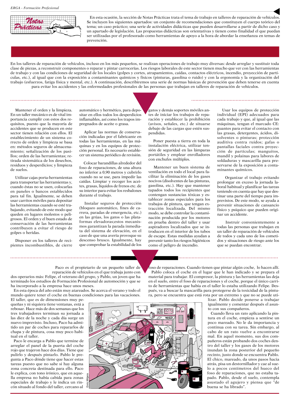 NP Erga-FP 27. Trabajos en talleres de reparación de vehículos - Año 2000