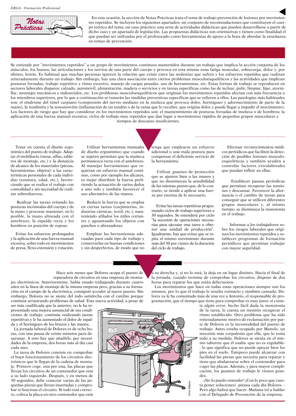 NP Erga-FP 28. Prevención de lesiones por movimientos repetitivos - Año 2001