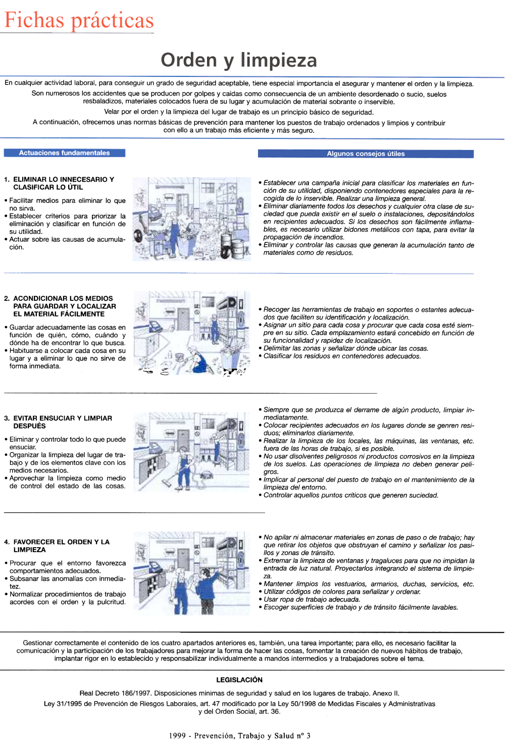 FP Revista SST 03. Orden y limpieza - Año 1999