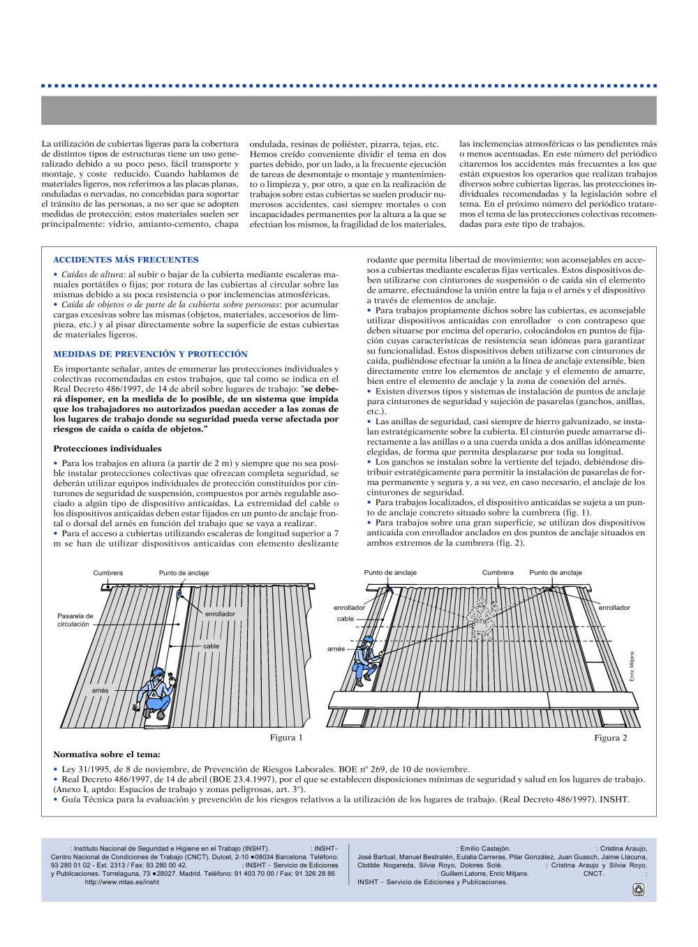 NP Erga-Noticias 63. Trabajos sobre cubiertas de materiales ligeros (I) - Año 2000