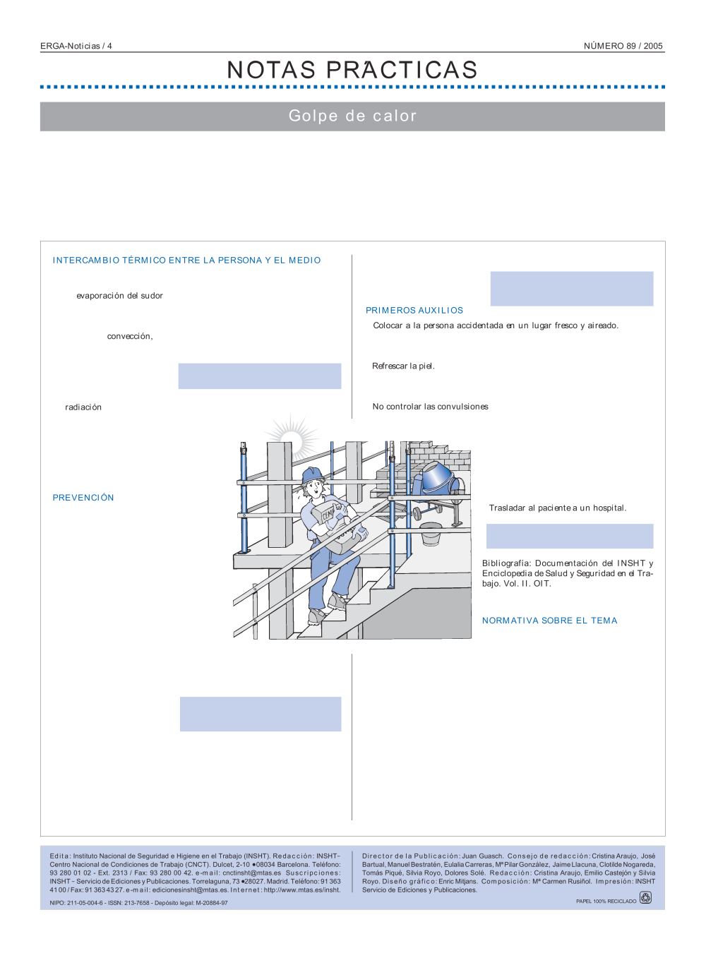 NP Erga-Noticias 89. Golpe de calor - Año 2005