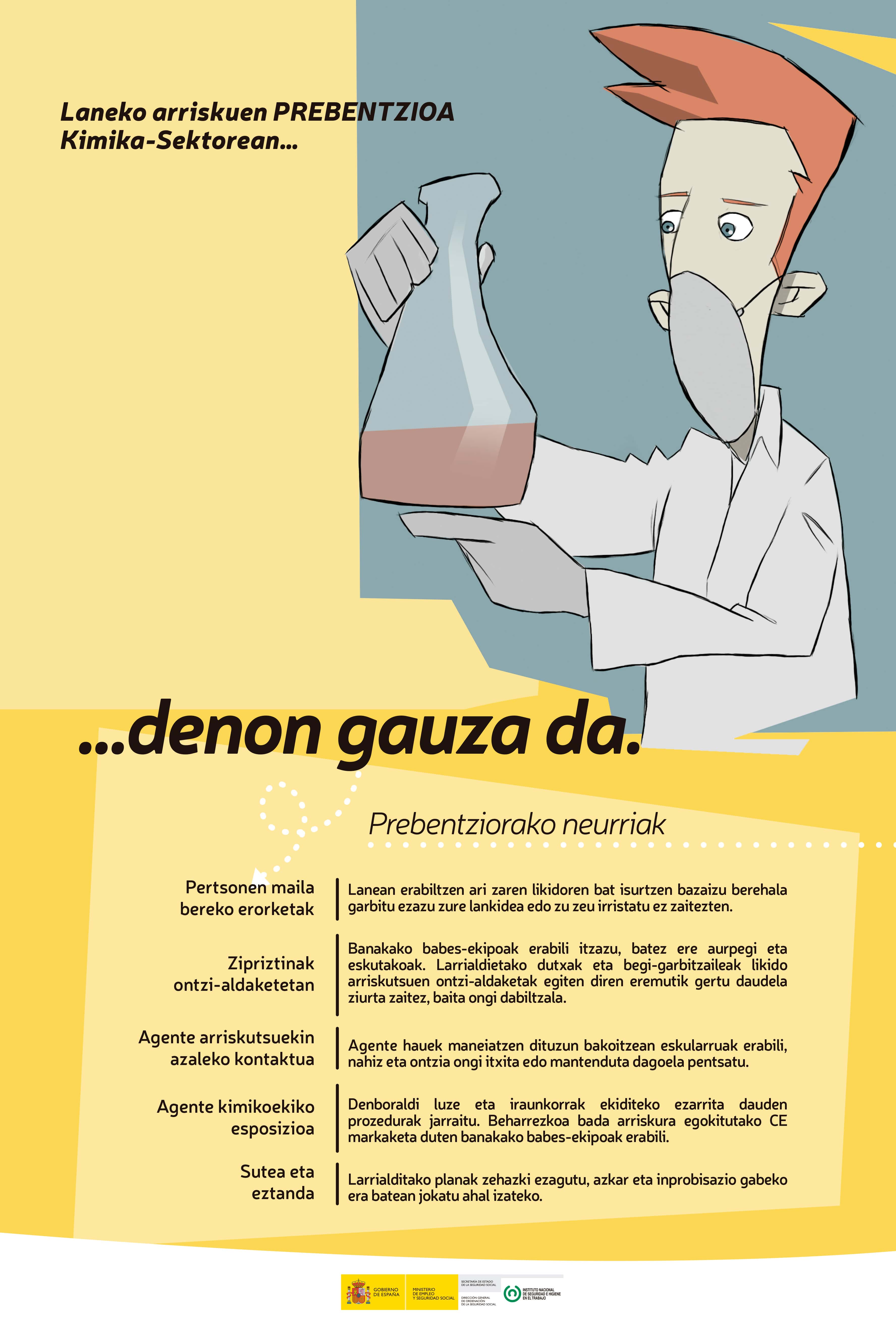 Kartela “Kimika” (euskera)