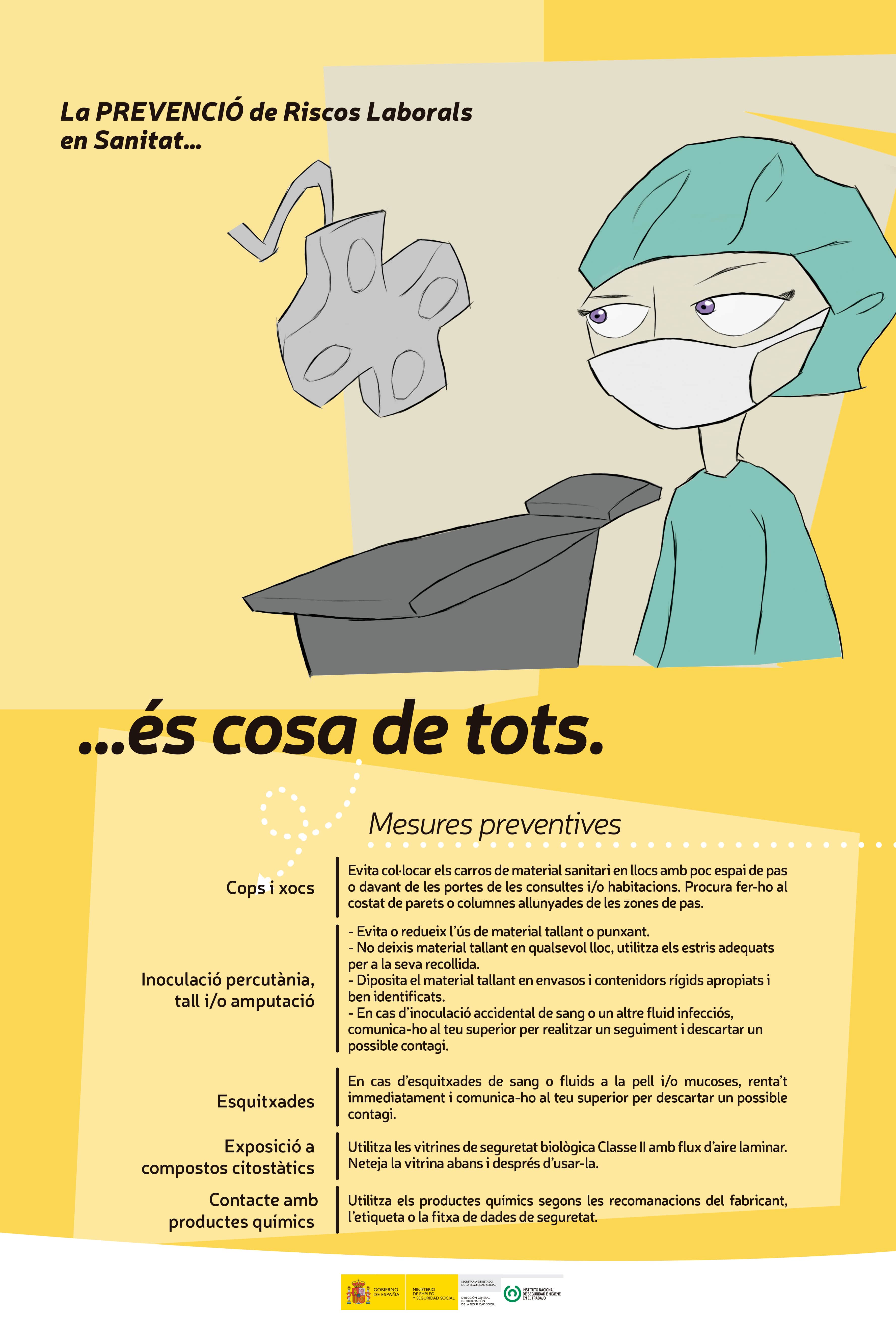 Cartell “Sanitat” (catalá)