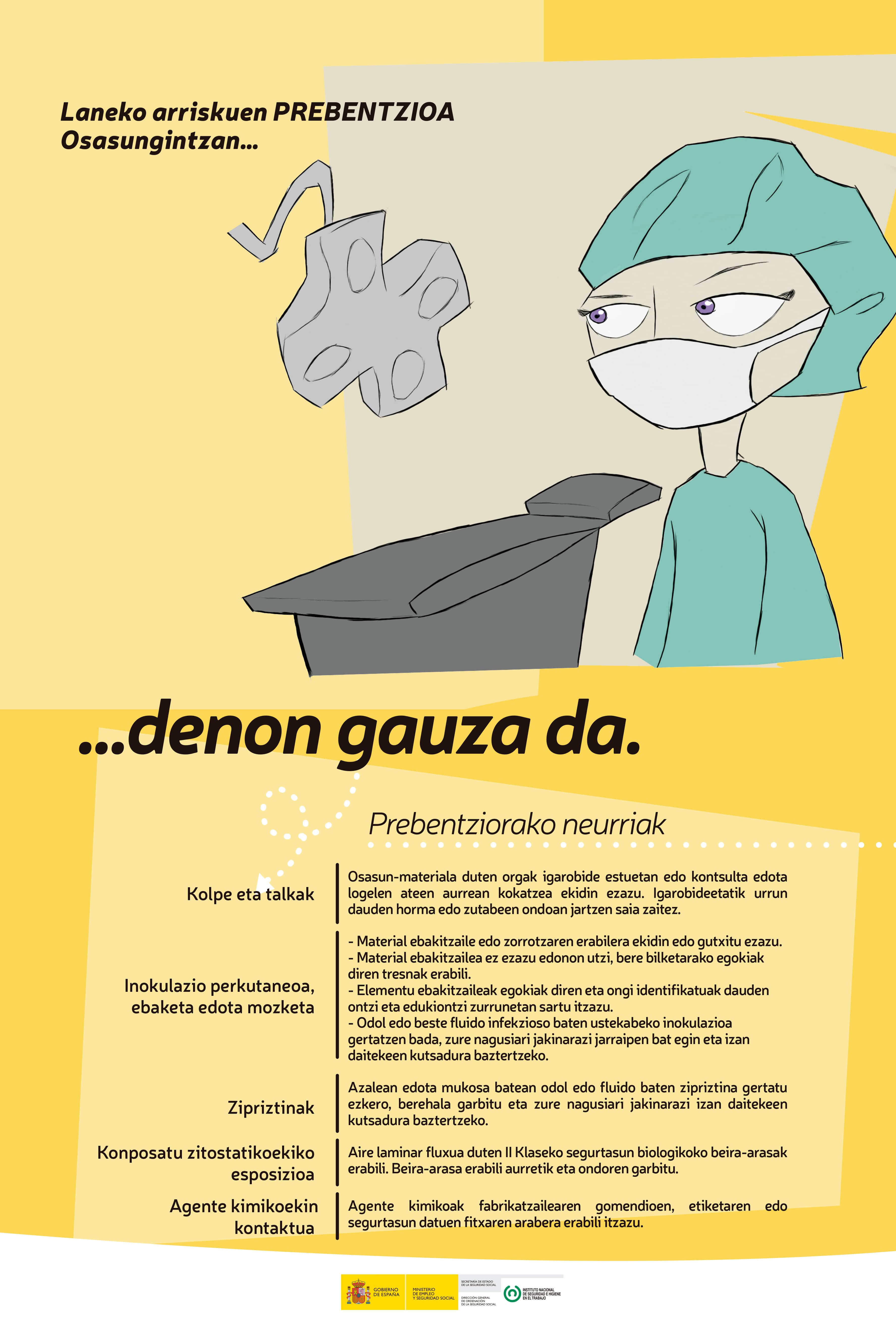 Kartela “Osasungintza” (euskera)