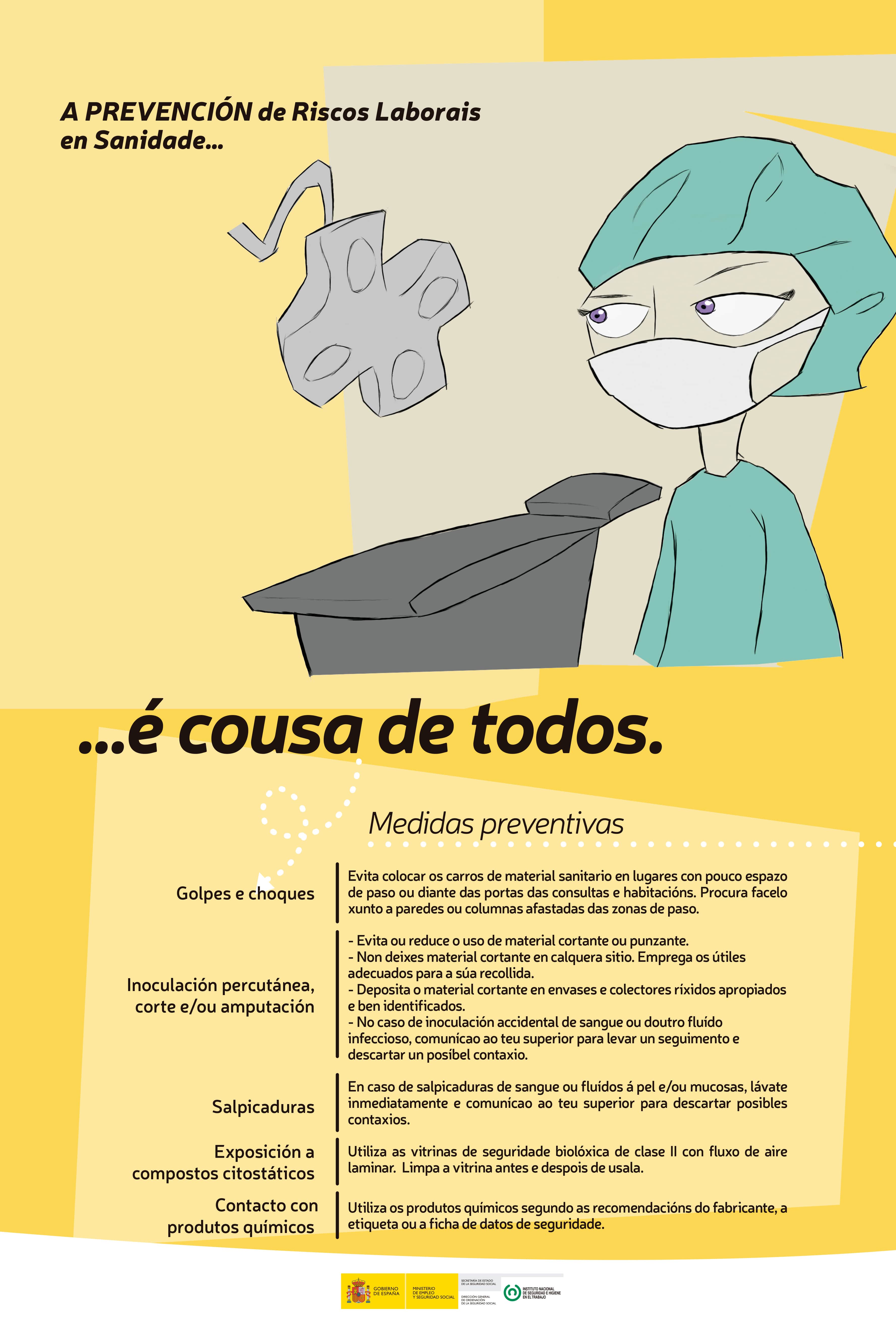 Cartel “Sanidade” (galego)