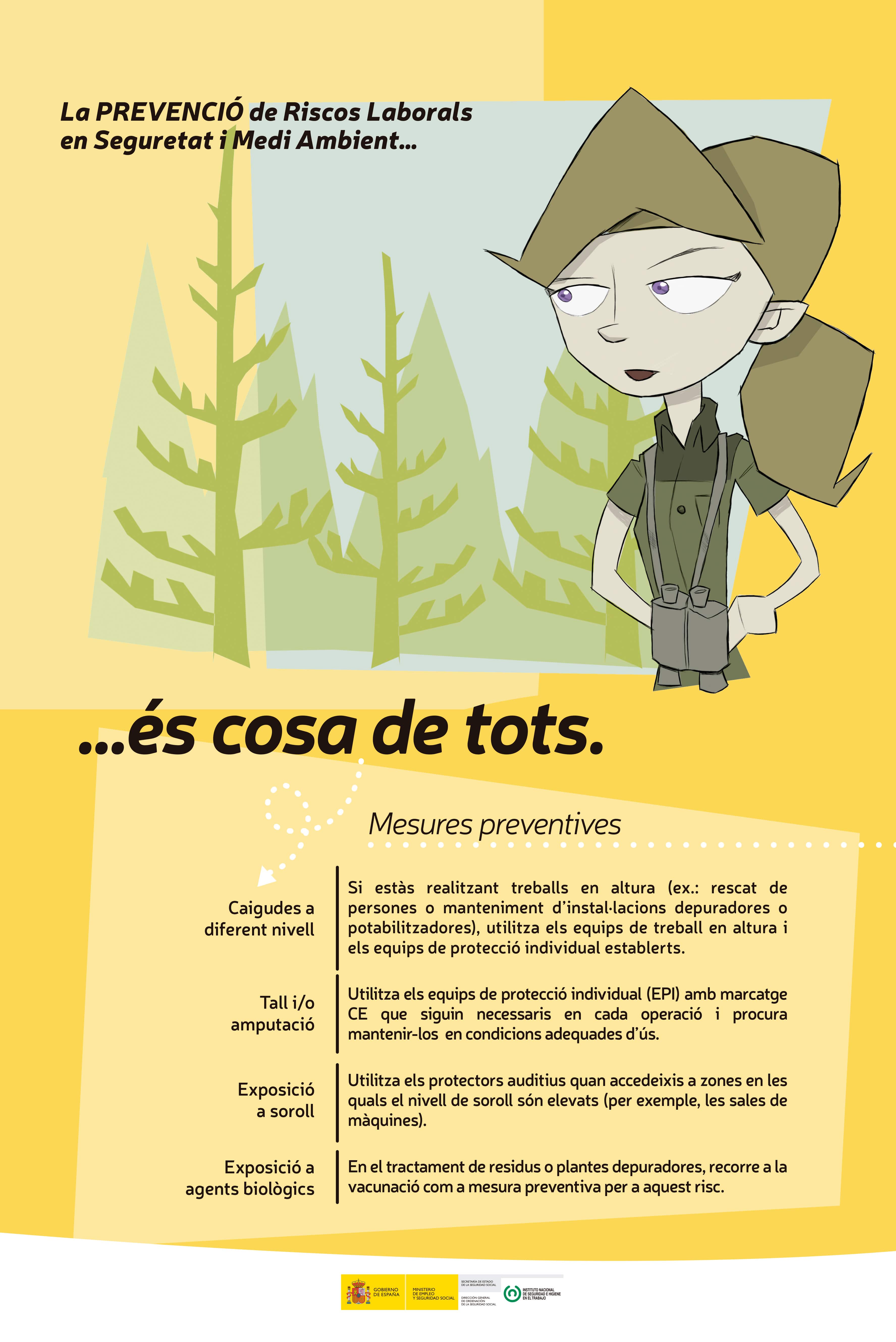 Cartell “Seguretat i Medi Ambient” (catalá)