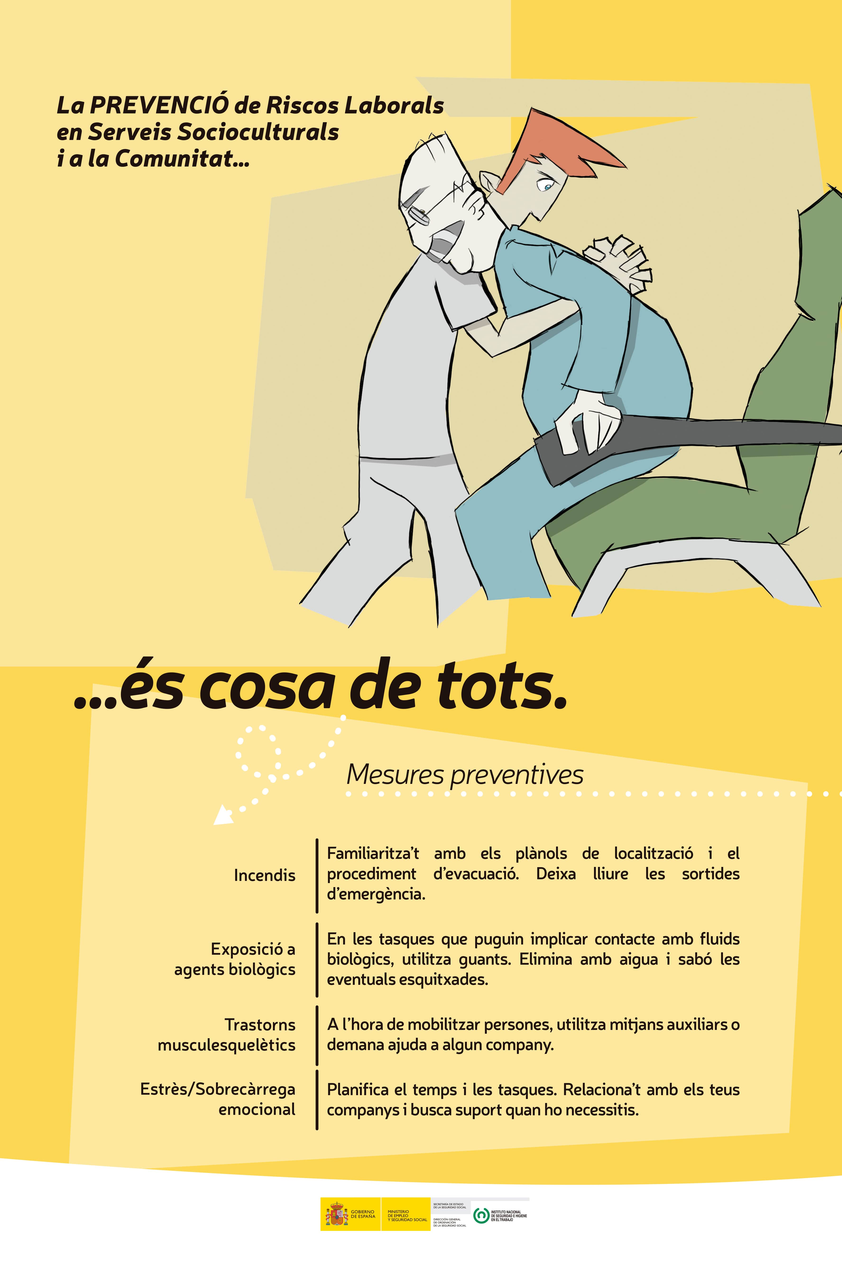 Cartell “Serveis Socioculturals i a la Comunitat” (catalá)