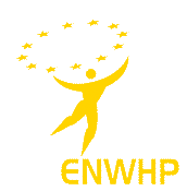 Logotipo de enwhp (Red Europea para la Promoción de la Salud en el Trabajo.)