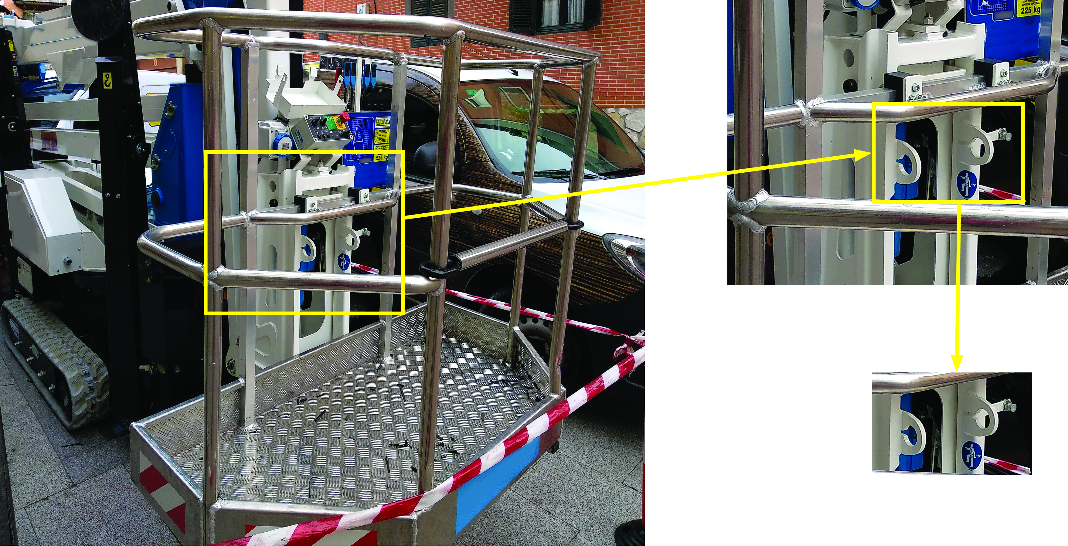 Figura 4: Puntos de anclaje en PEMP