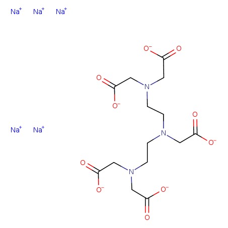 (Carboxilatometil)iminobis(etilennitrilo)tetraacetato de pentasodio 140-01-2
