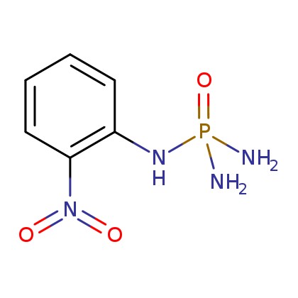 Imagen Triamida N-(2-nitrofenil)fosfórica