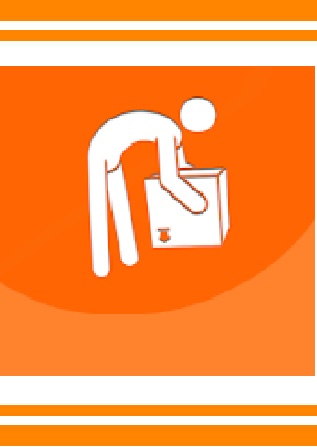 Imagen de un muñeco levantando o bajando una caja