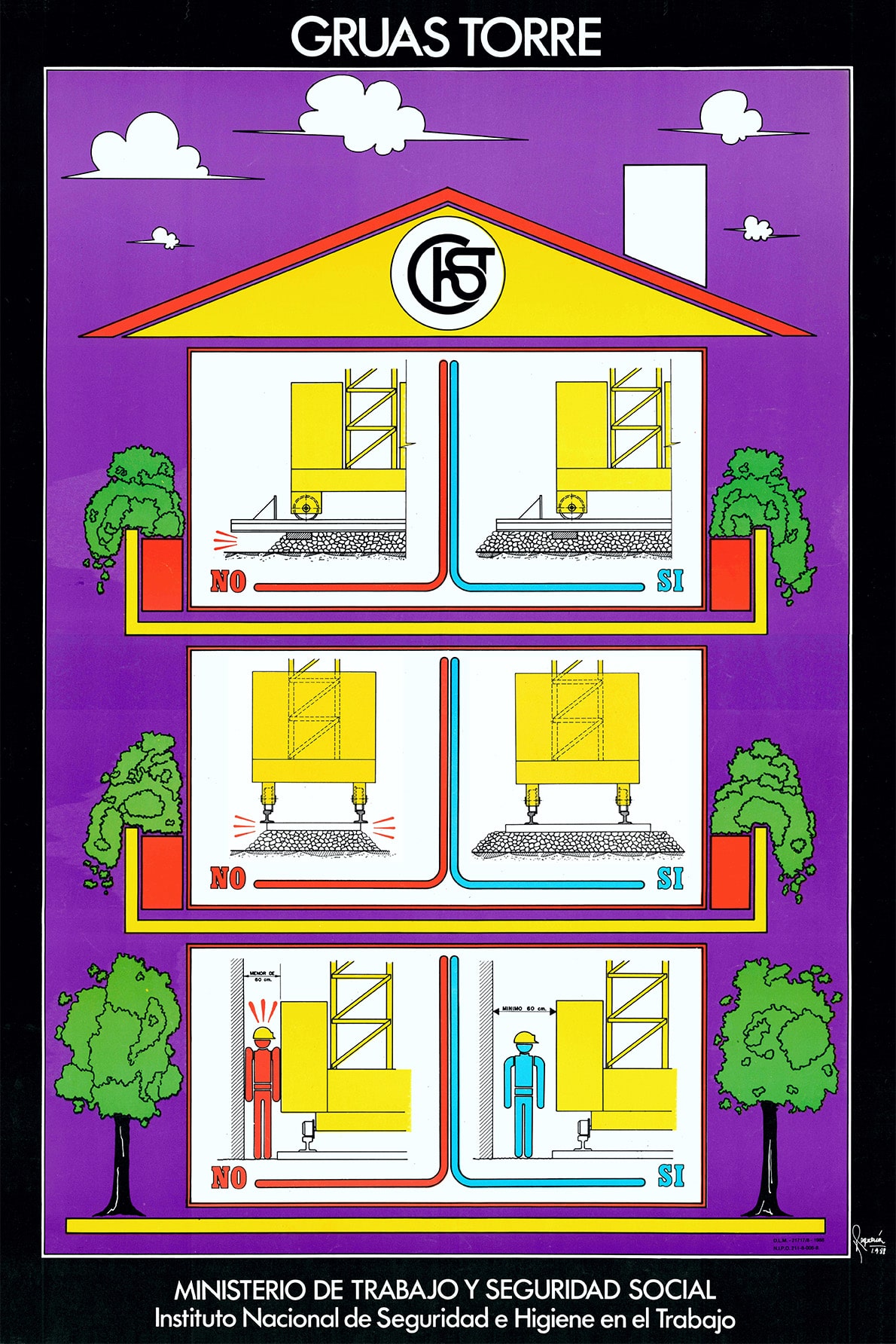 Cartel: Grúas torre (1) - Año 1988