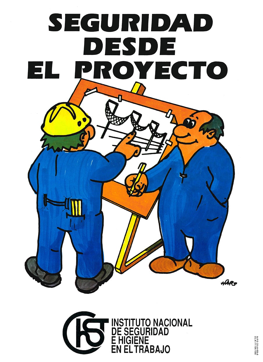 Cartel: Seguridad desde el proyecto - INSST