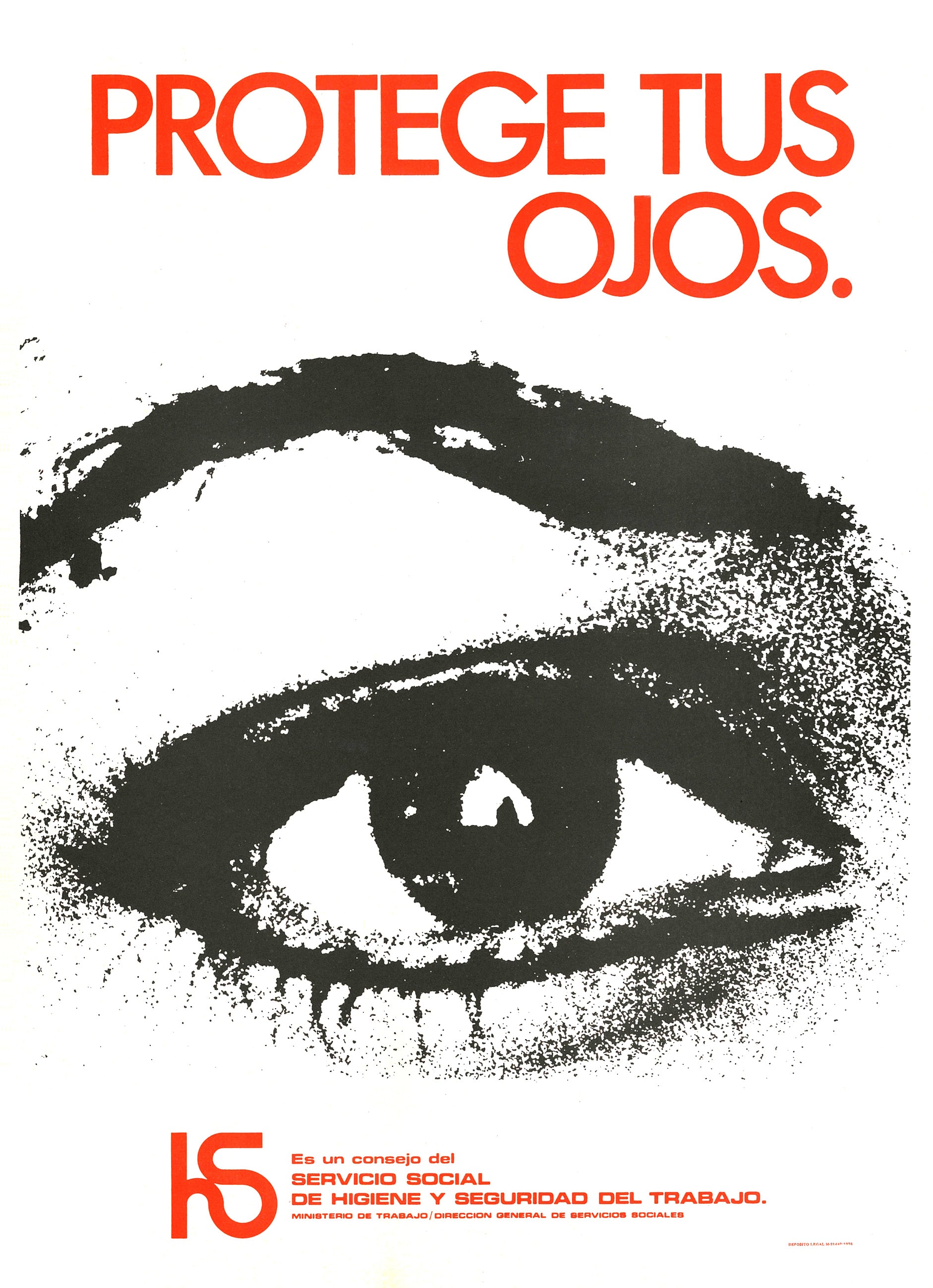 Cartel: Protege tus ojos - Año 1976