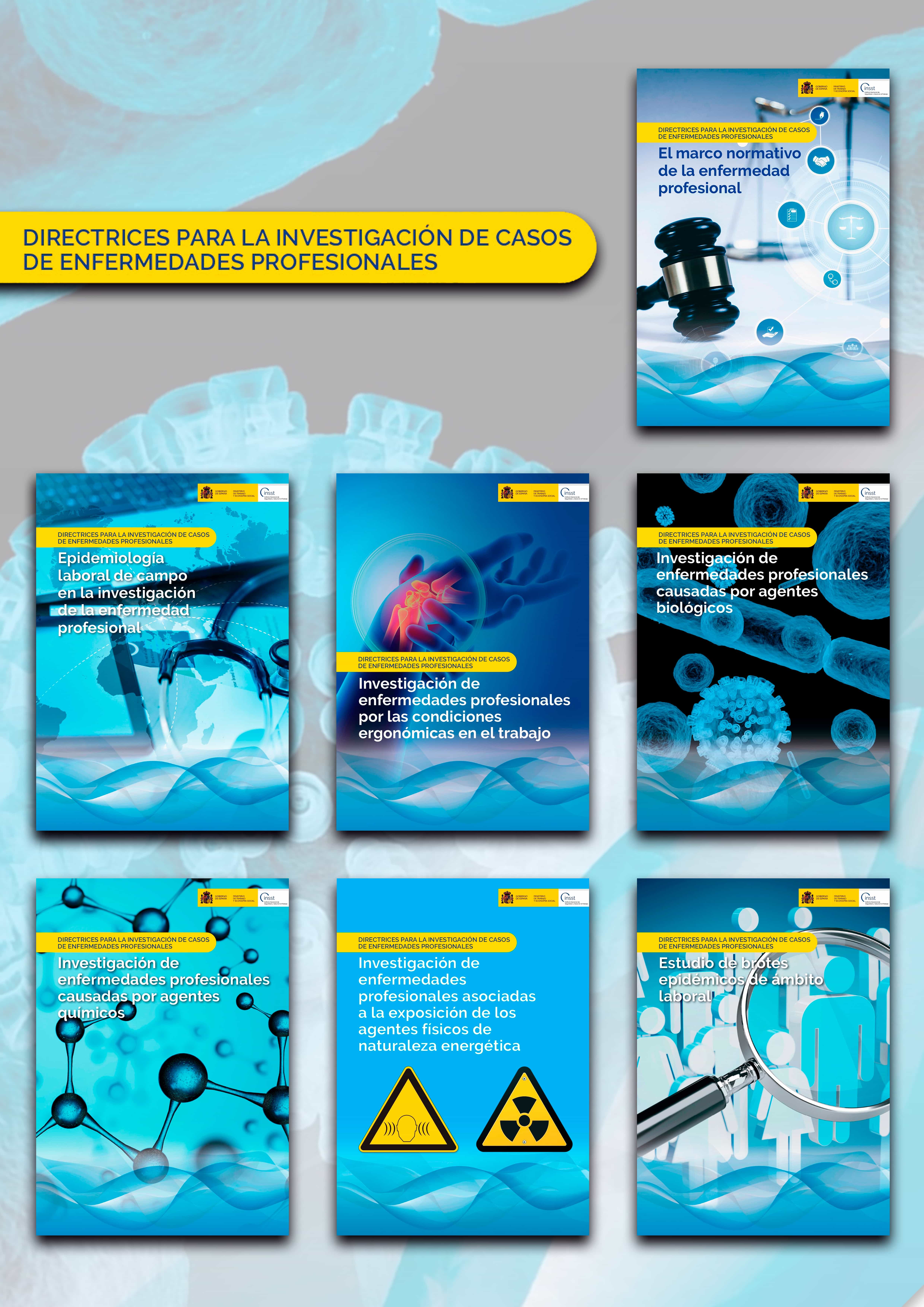 Portadas de los documentos de la colección