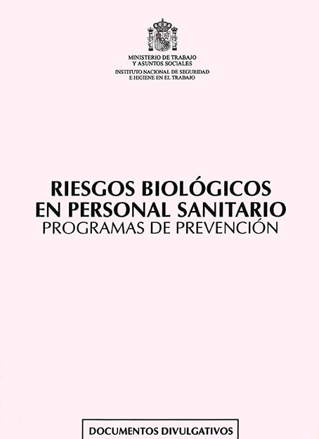 Riesgos biológicos en personal sanitario. Programas de prevención - Año 1999