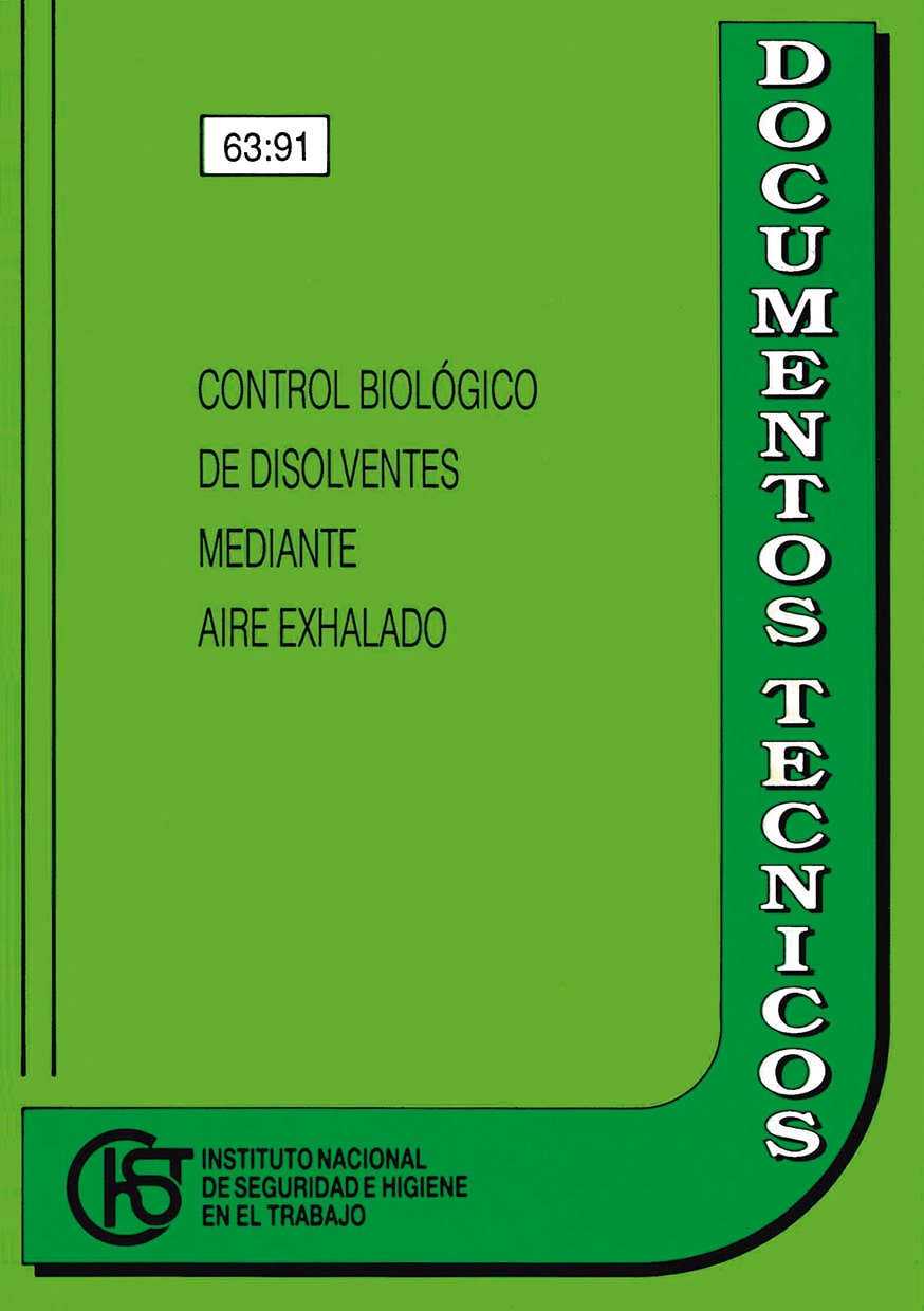 Control biológico de disolventes mediante aire exhalado - Año 1991