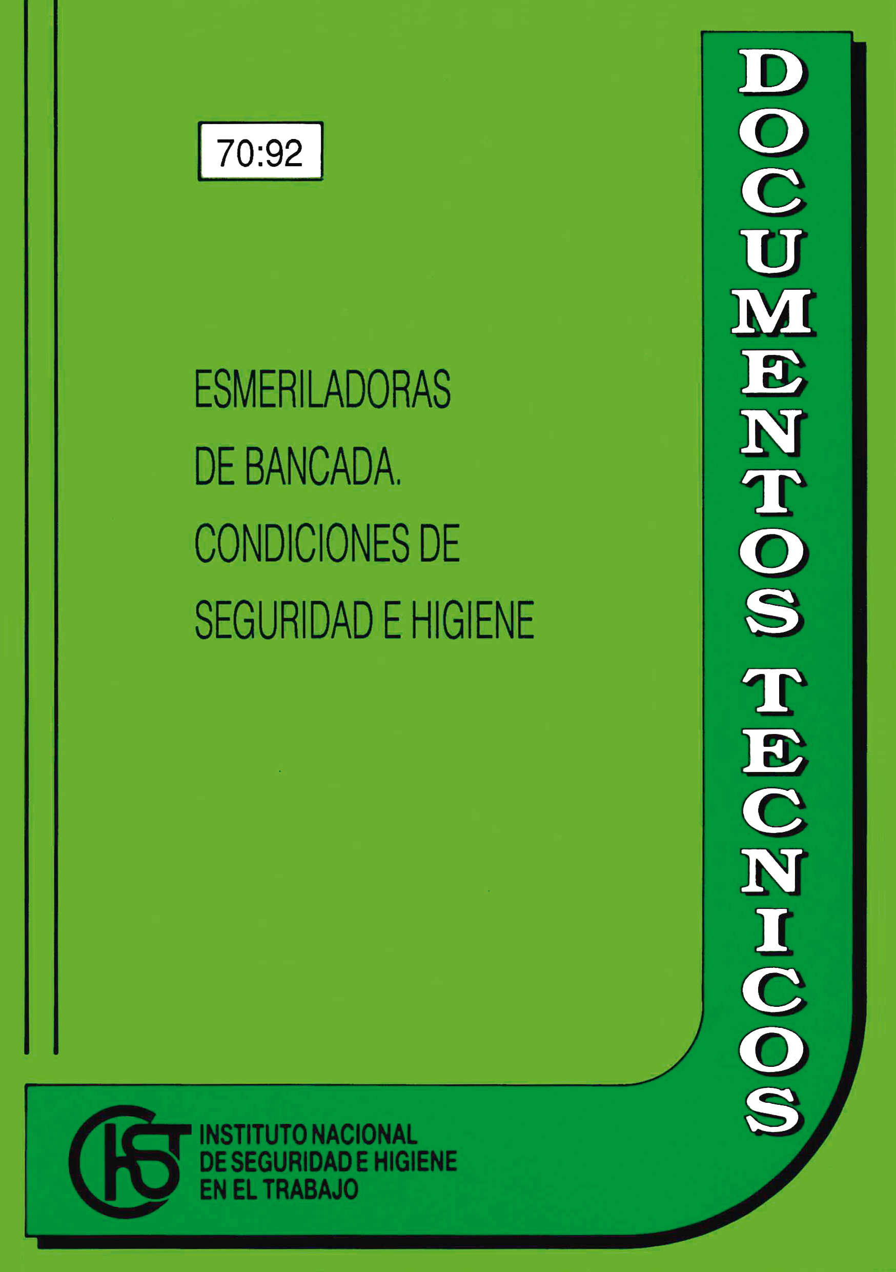 Portada del documento técnico