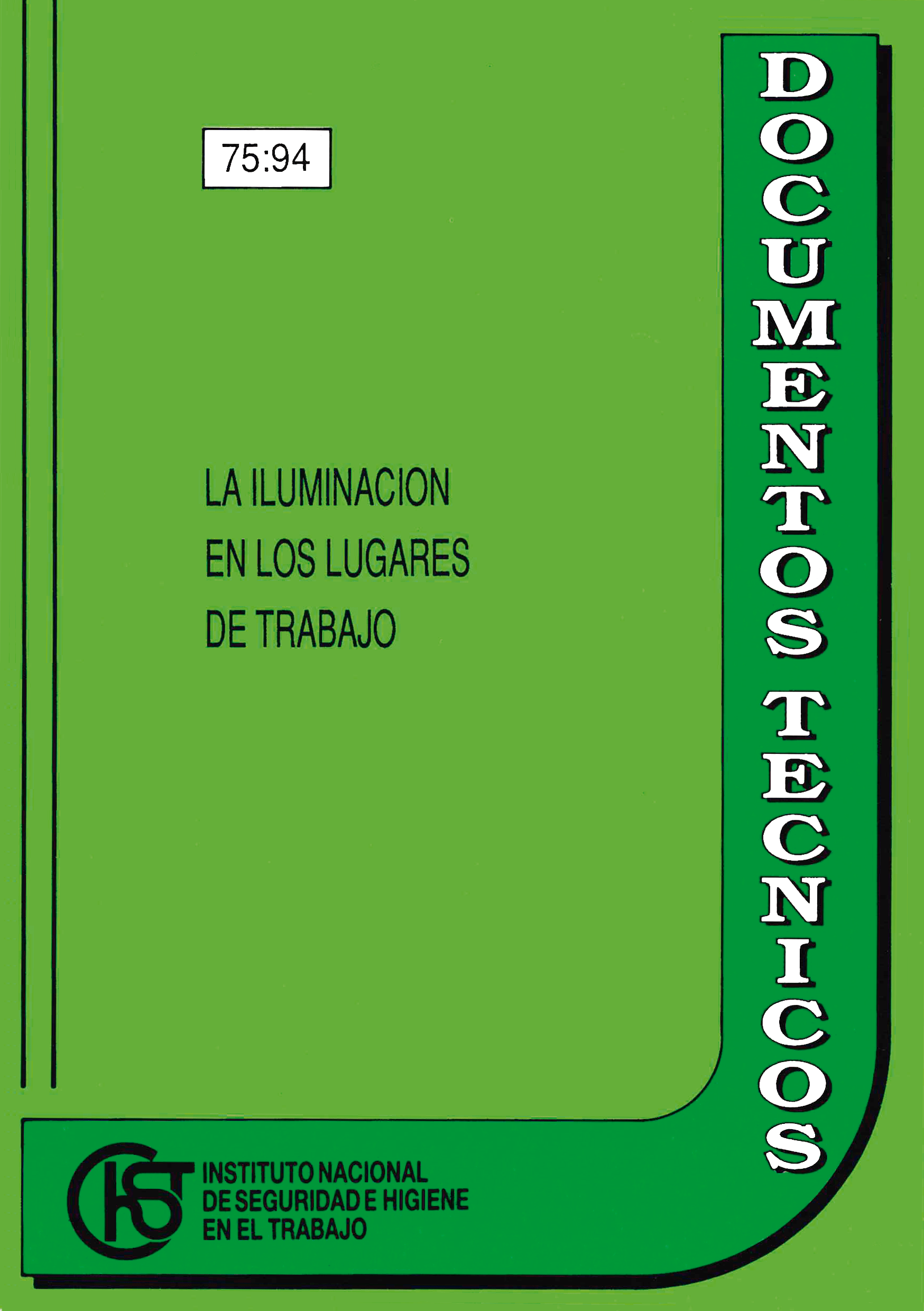La iluminación en los lugares de trabajo - Año 1994