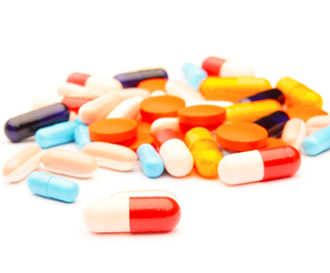 Imagen de diferentes tipos de medicamentos