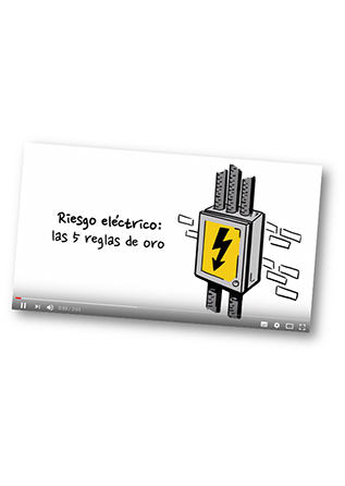 Vídeo:  Riesgo eléctrico: las cinco reglas de oro - Año 2019