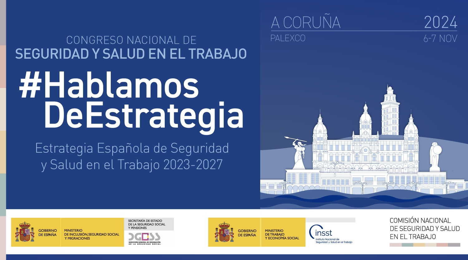 Banner promocional del Congreso Nacional de Seguridad y Salud en el Trabajo