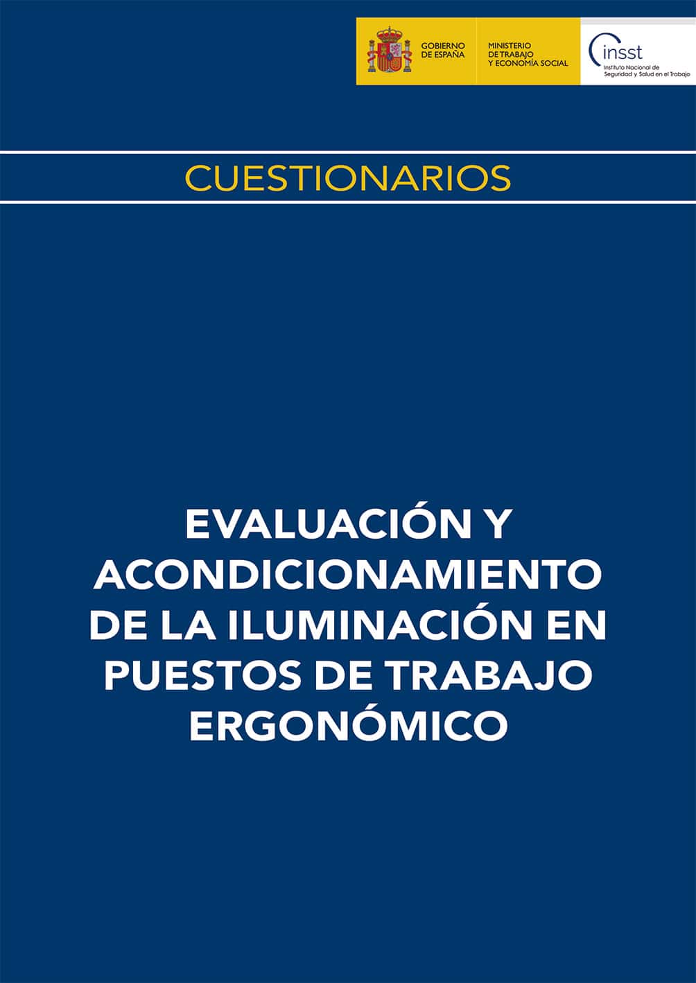 Portada del cuestionario 